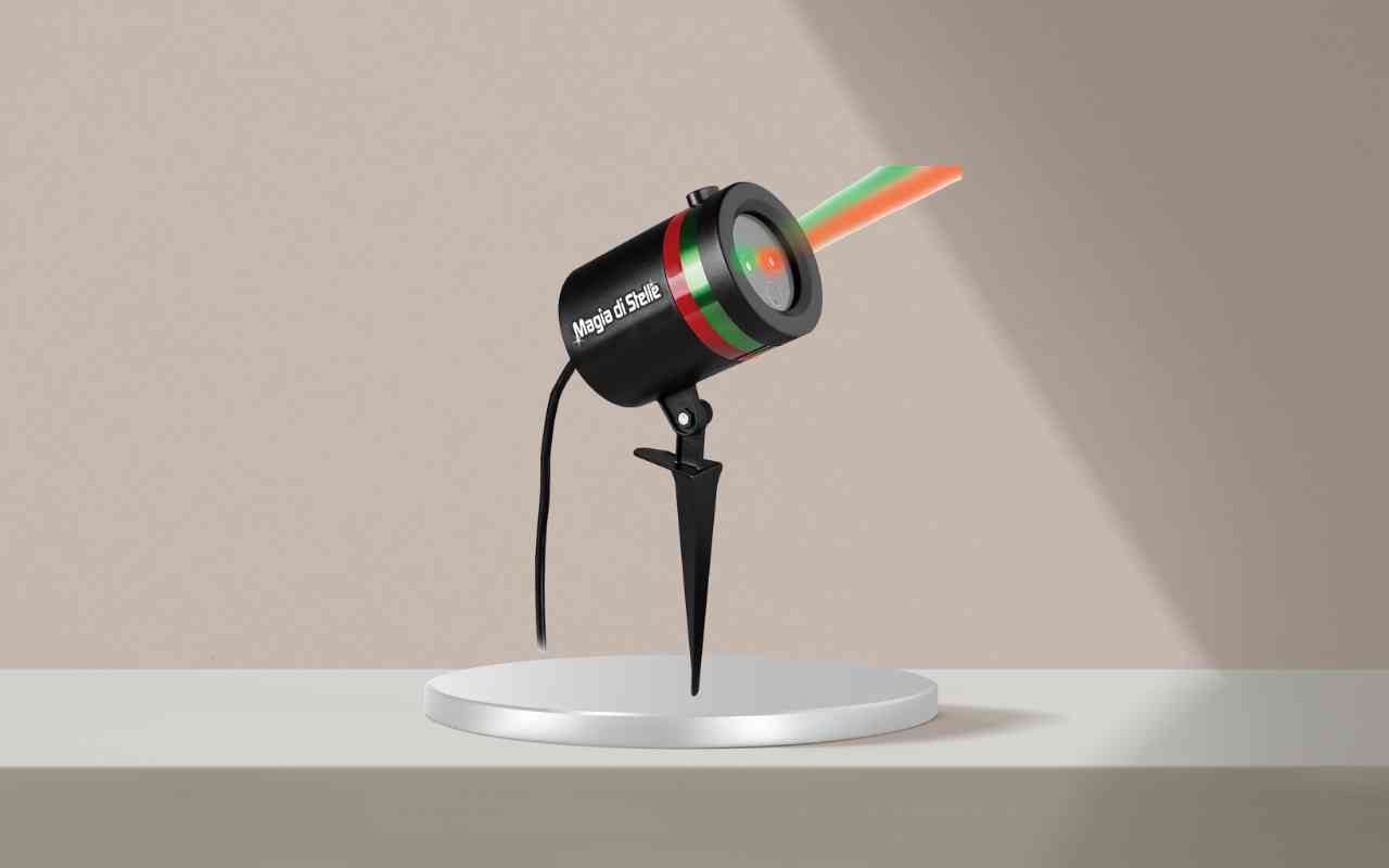 Scopri come creare un’atmosfera magica con il faretto laser Magia di Stelle